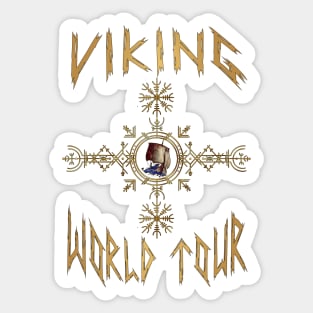 Viking World Tour-Viking t-shirt Sticker